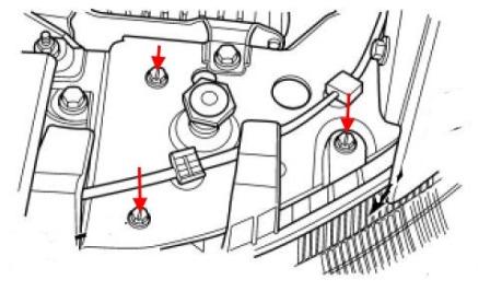 diagram of the headlamp Assembly Chrysler Town & Country (Voyager) (1996-2007)