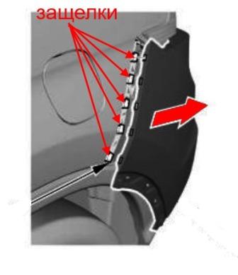 schema montaggio paraurti posteriore Honda CR-V 4 (2012-2016)