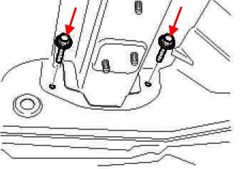 diagram of rear bumper Hyundai Sonata 6 (YF/i45)