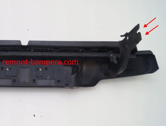 rear bumper attachment points Isuzu D-Max II (2012-2020)