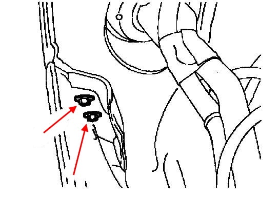 Mercury Cougar Heckstoßstangen-Montageplan (1999-2002)