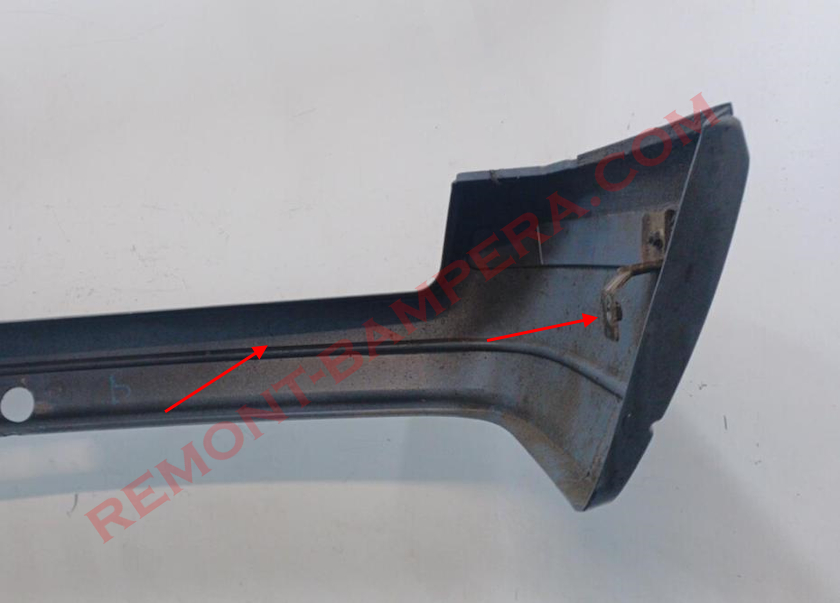 points de fixation du pare-chocs arrière Renault Espace II