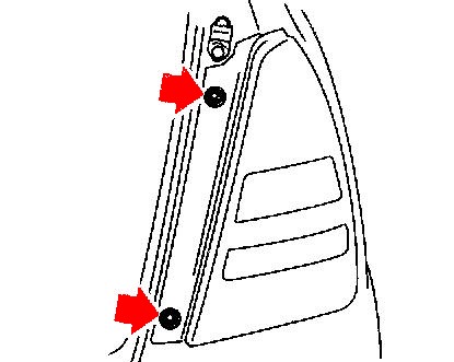 Montageschema für Rückleuchten Subaru Forester SG (2002-2005)