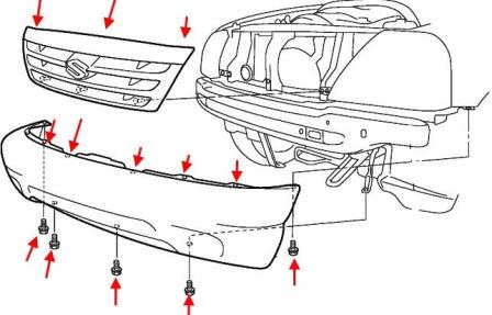 bumper Suzuki Grand Vitara 2 (XL-7) (1998-2005)