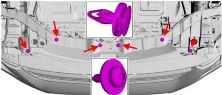 Montageplan für Ford C-Max 2 Frontstoßstange (nach 2010)