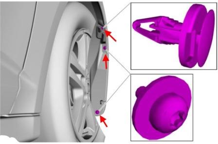 Montageplan für Ford C-Max 2 Frontstoßstange (nach 2010)