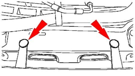 Montageplan für Frontstoßstange Ford Expedition II (2003 - 2006)