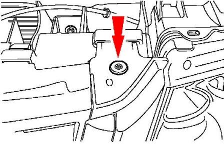 Montageplan für Frontstoßstange Ford Expedition II (2003 - 2006)