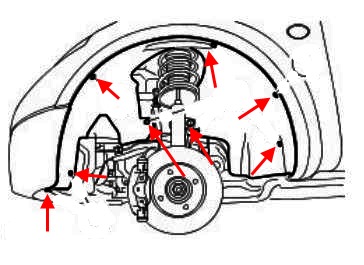 Frontstoßstangenmontage Schema Ford Ka (1996-2008)