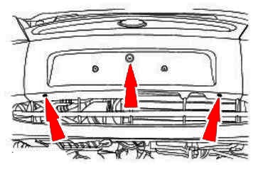 Frontstoßstangenmontage Schema Ford Ka (1996-2008)