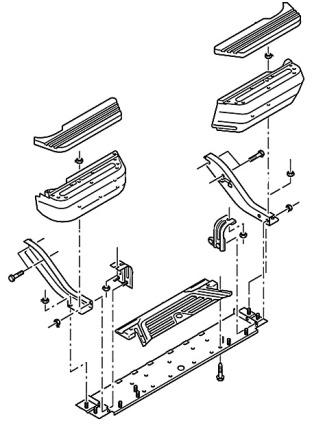 Ford Ranger Heckstoßstangenmontage (1998-2004)